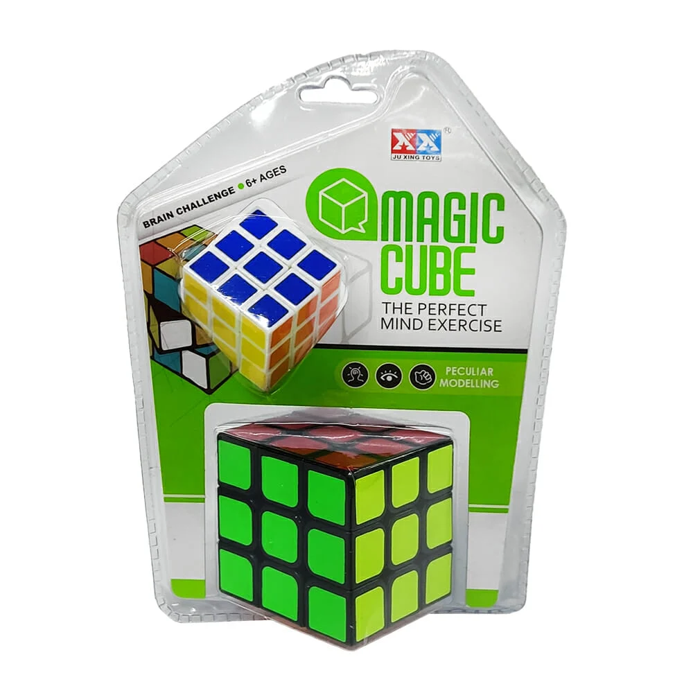 Blíster 2 pzas cubos mágicos rubik con diferentes tamaños / 8943a-3