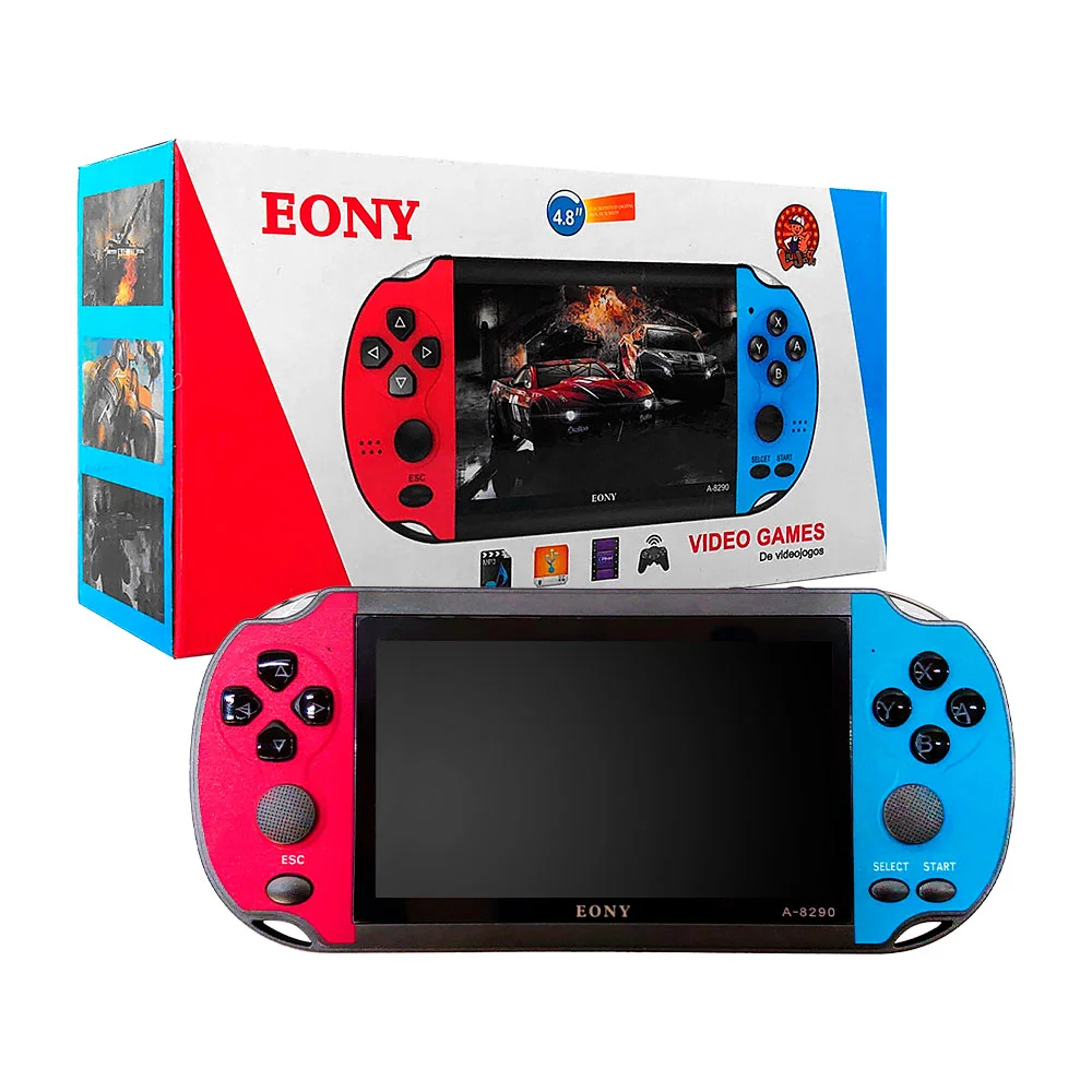 Consola de videojuegos con audífonos, c...
