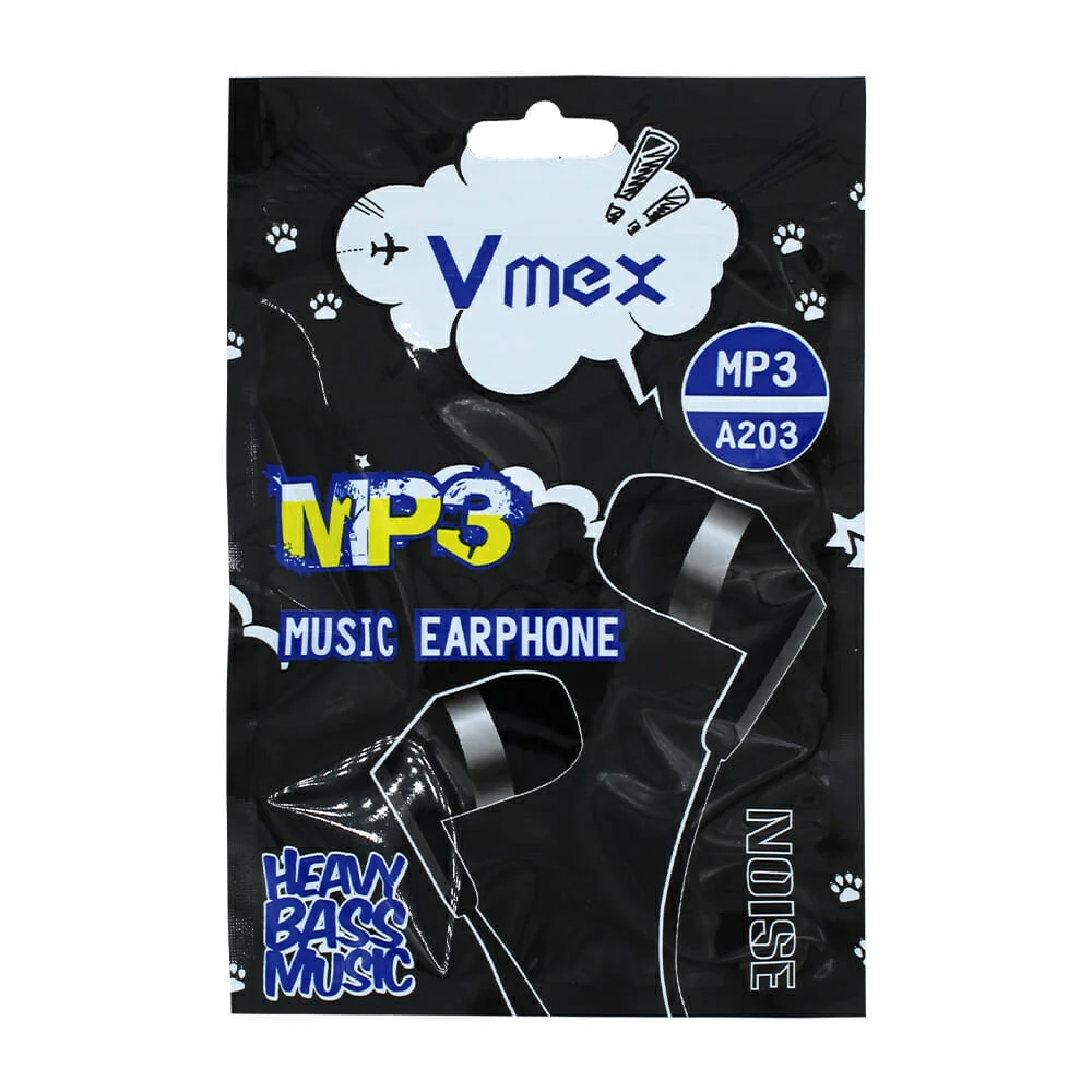 Auriculares alámbricos vmex con entrada...