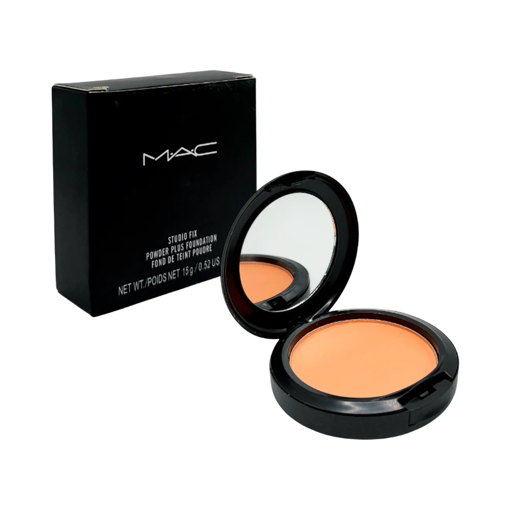 Polvo compacto mac con esponja aplicador...