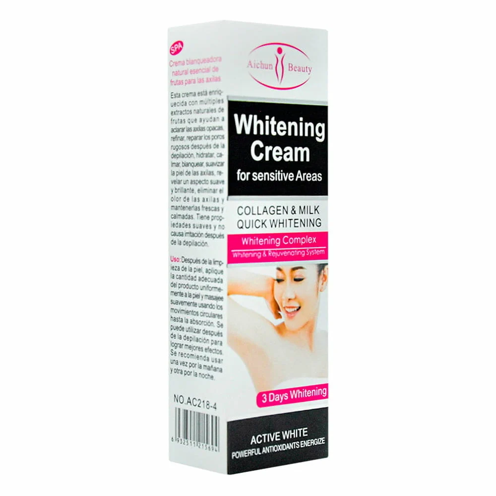 Crema blanqueadora con extracto de leche y colágeno 50ml / xy-05 / vg-f01 / c133