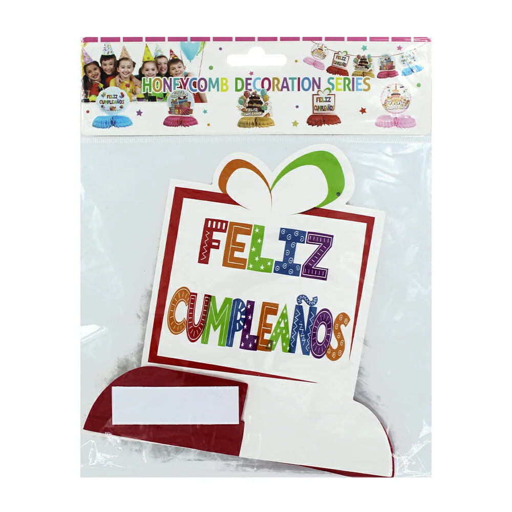 Adorno colgante feliz cumpleaños con decoración de papel china / af0249