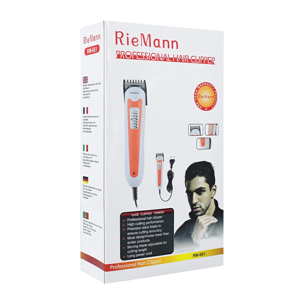 Maquina / rasuradora de precisión para recortar cabello / rm-661 / hl-afe9948
