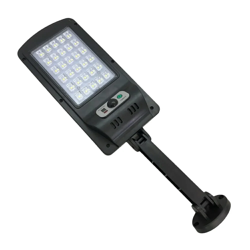 Lámpara solar megaluz con 30 leds de luz fría, ip65, control remoto y consumo de 25w / aps11w25