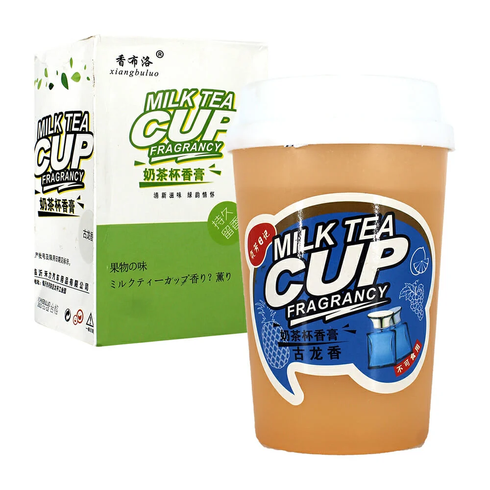 Vaso de plástico con fragancia aromatizante de té con leche / milk tea cup