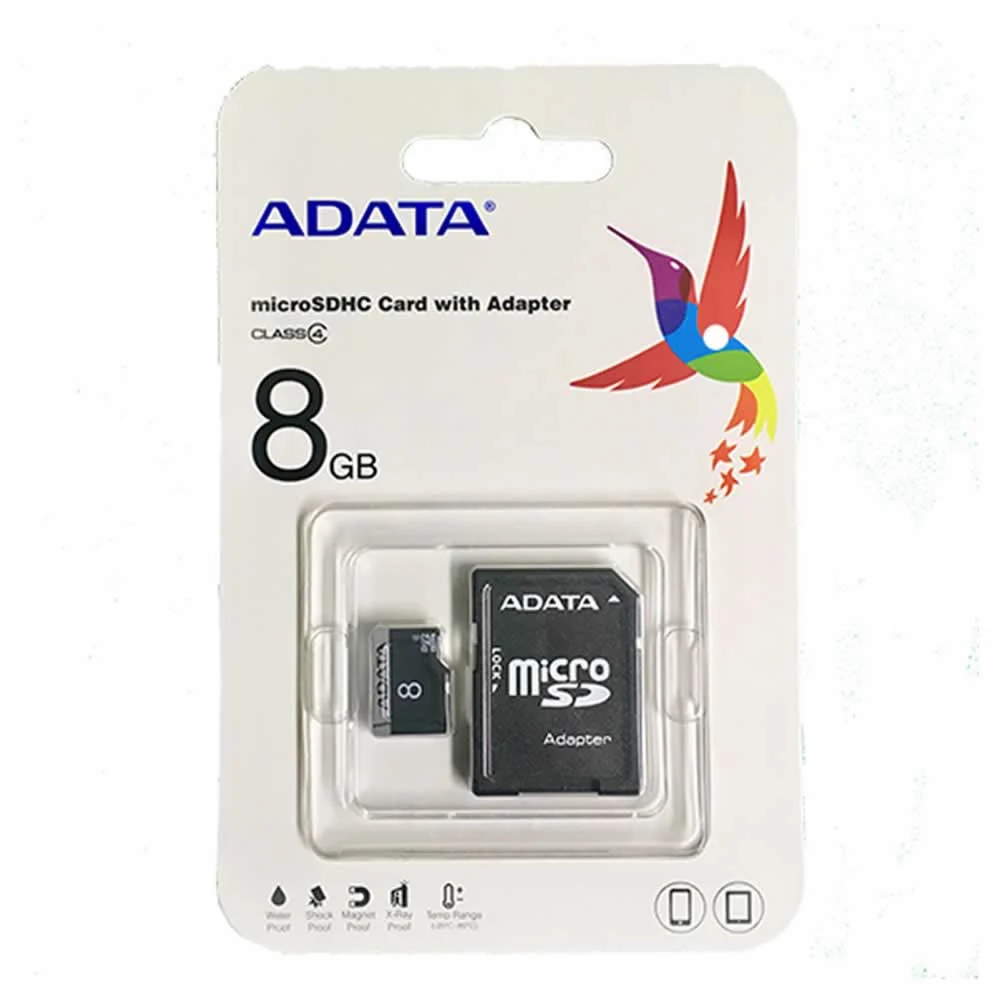 Memoria micro sd adata 8gb class 4 / aus...