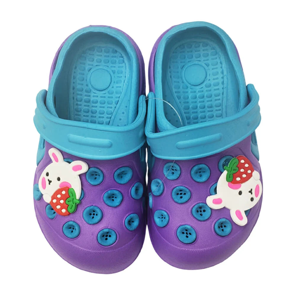 Par de sandalias infantiles tipo crocs, variedad de diseños y tallas / 304