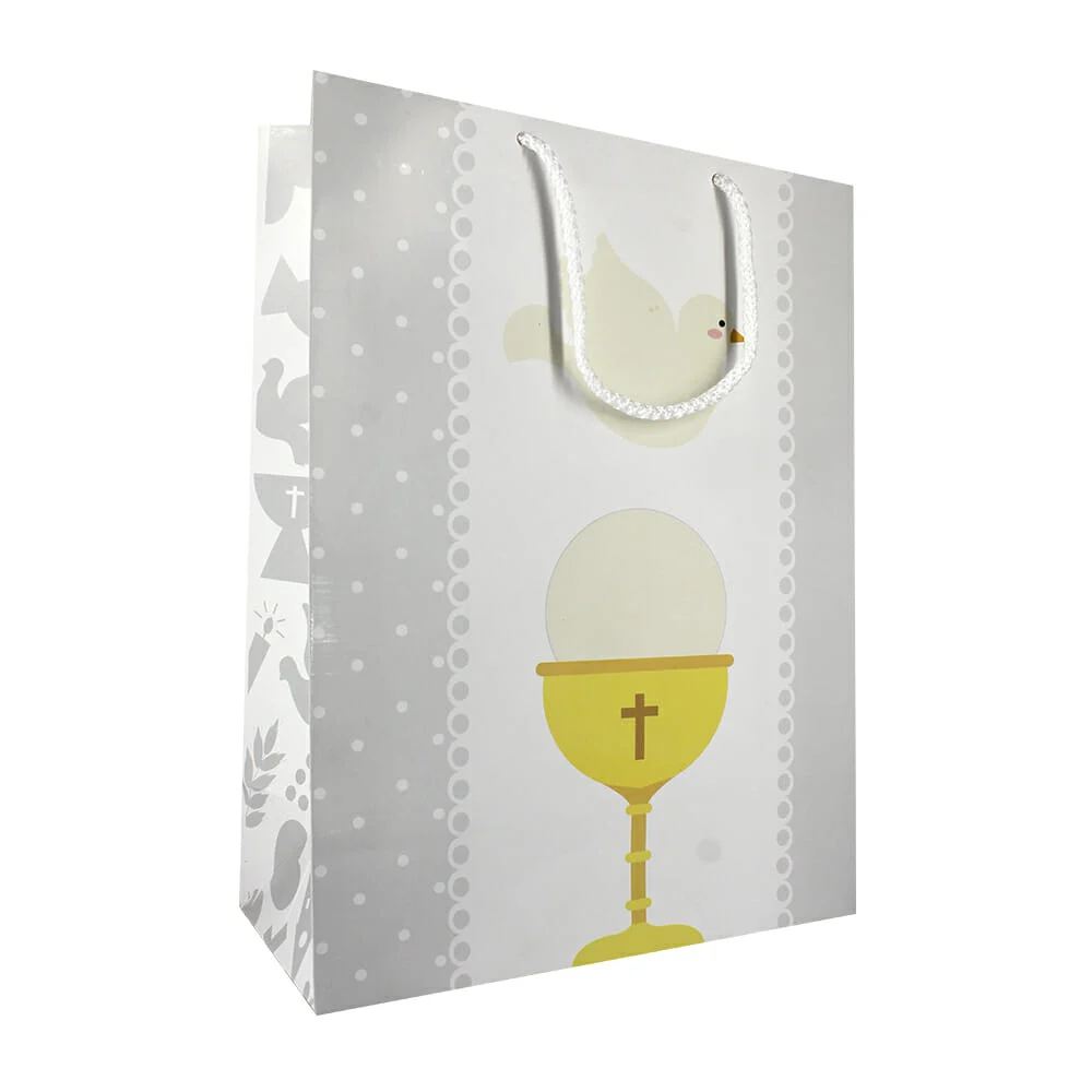 1pza Bolsa grande dipak de cartón con diseño de evento ocasión para regalo 24.3x11.5x32cm, variedad de diseños / b3