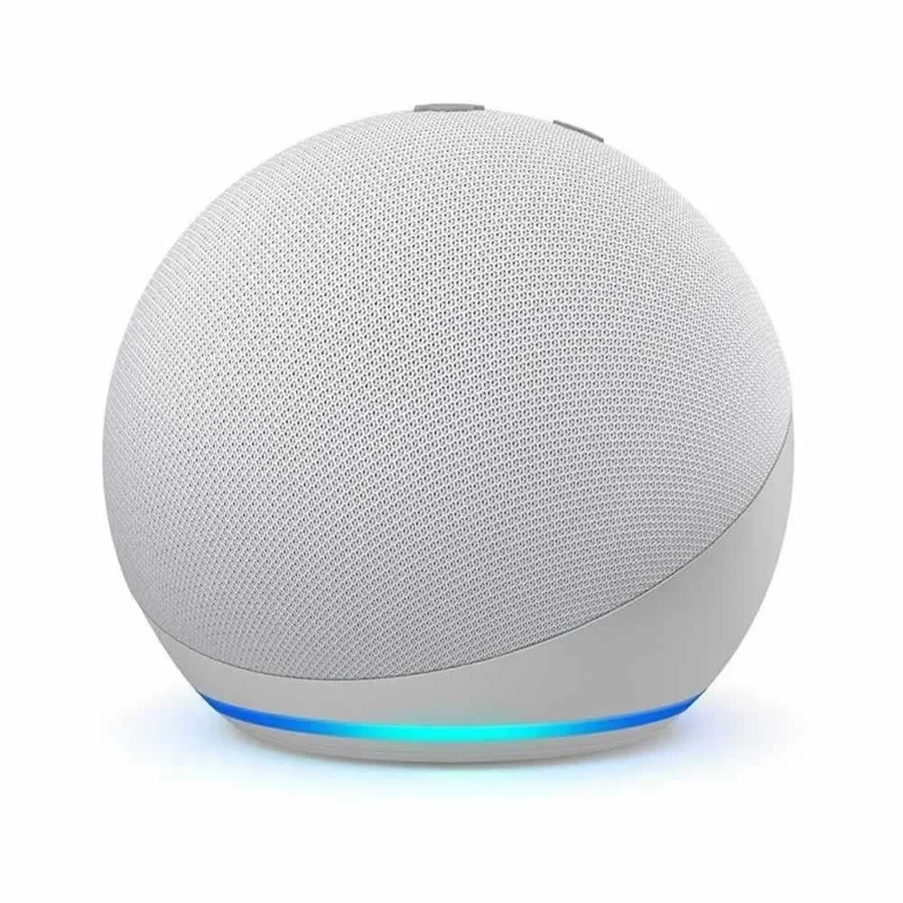 Bocina amazon alexa / echo dot 5th generación color blanco glaciar
