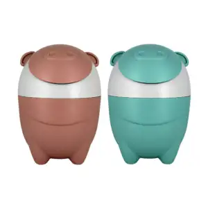 Mini bote cesto de plástico en forma de cerdito para basura, variedad…