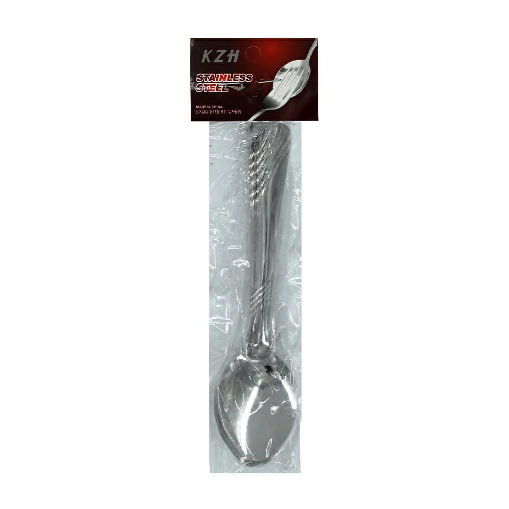 Paquete 12 cucharas metálicas kzh - yon...