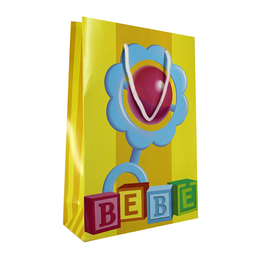 1pza Bolsa mediana dipak de cartón con diseño de evento ocasión para regalo 18x26cm, variedad de diseños / bcel12