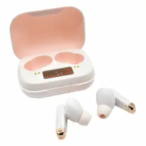 Audífonos bluetooth maiz con almohadillas de silicona, estuche de car…