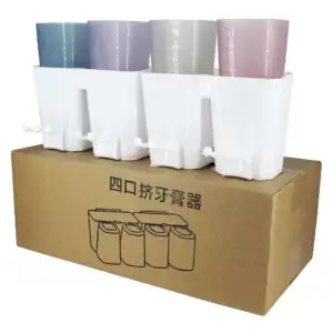 Organizador para cepillo y dispensador de pasta dental tamaño grande …
