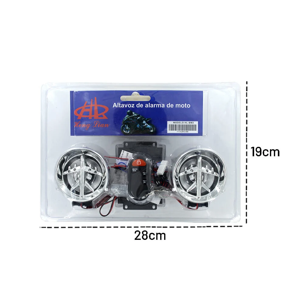 Altavoz / alarma con bocina para motocicleta, diseño de avión / hl-bm2
