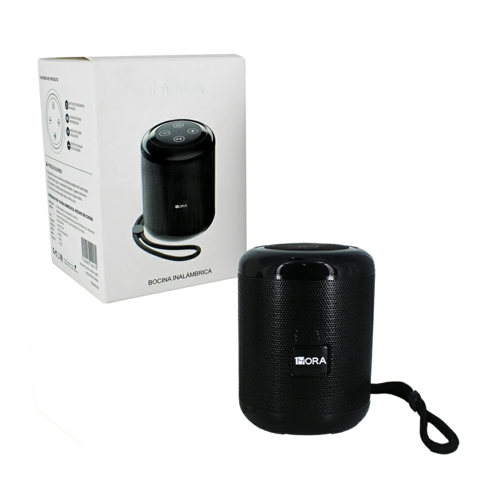 Mini bocina cilíndrica 1hora bluetooth ...