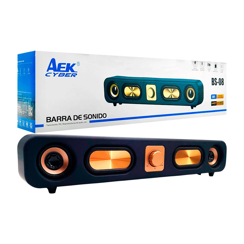 Barra de sonido bt, diseño mate, detall...