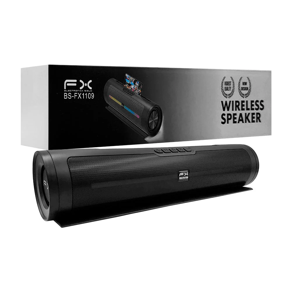 Bocina / barra de sonido fx con luz rgb,...