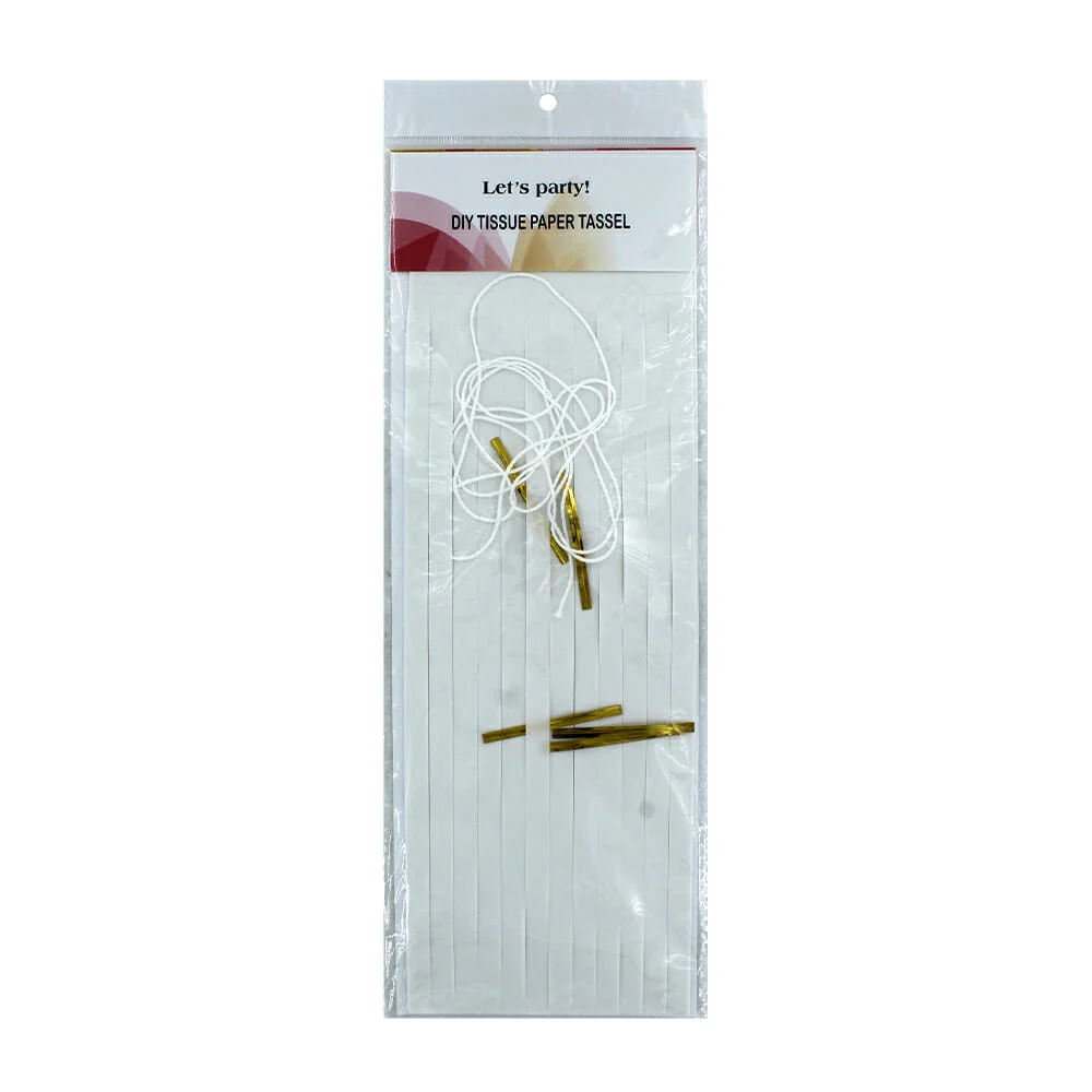 1pza Cortina tipo pompón – borlas para fiesta / diy tissue paper tassel / bt-1476 / bo-010