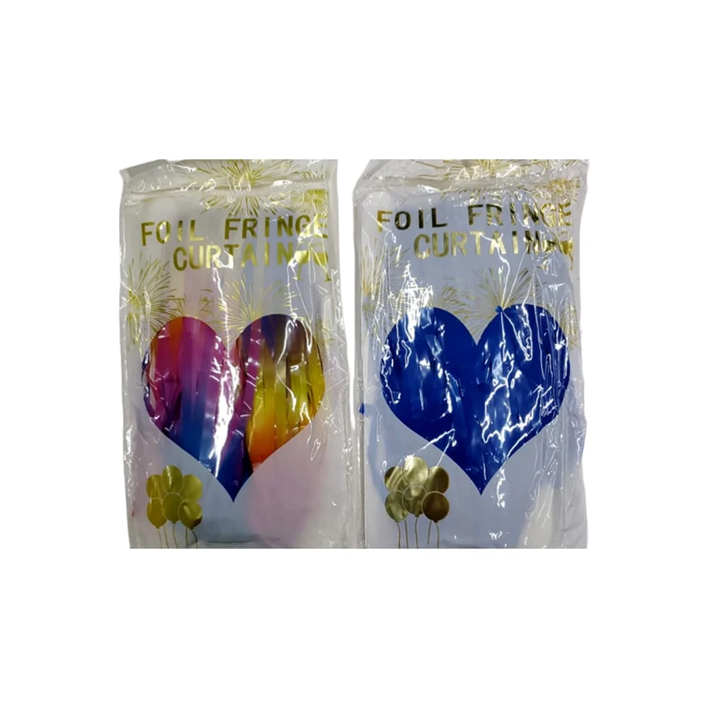 Cortina foil fringe curtain plastificada...