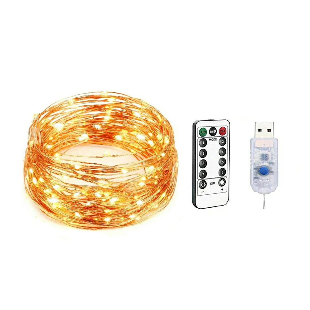 Tira led blanca de cobre, 3m para decoración / bt-dx-3.b