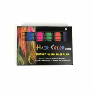 Blister 6 tiras colorantes instantaneas para el cabello de colores -b…