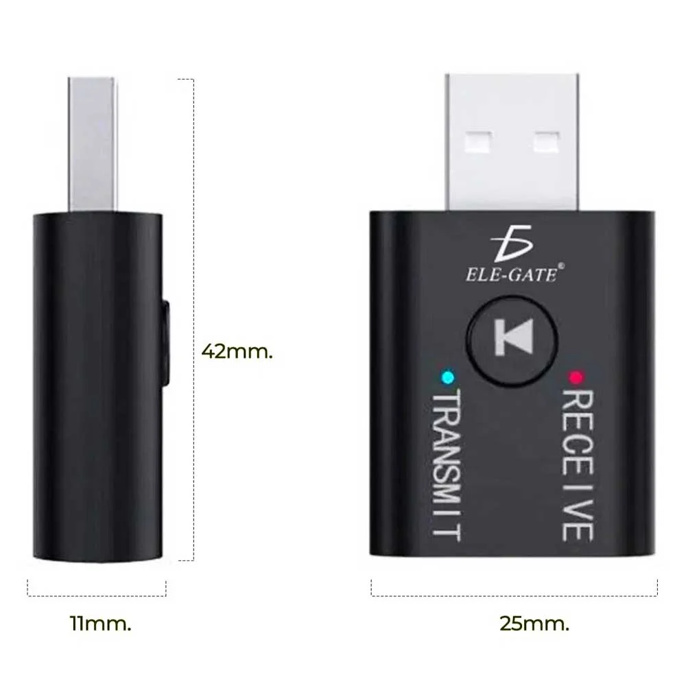 Receptor y transmisor bluetooth con entr...