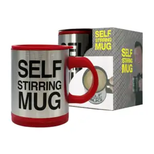 Taza de acero inoxidable con agitación automática, variedad de colore…