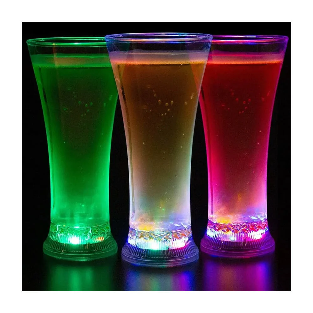 Vaso redondo transparente de plástico c...