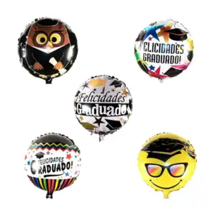 1pza Globo metálico con temática de graduación 18 pulgadas, variedad …