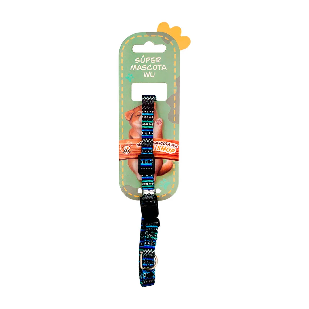 Collar pequeño de tela 1 cm, diseño geométrico abstracto, colores surtidos