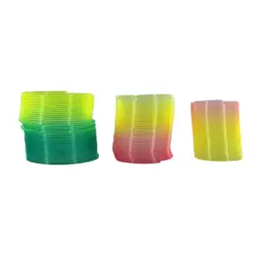 Juego con 3 gusanos de espiral chico-mediano-grande, variedad de colo…