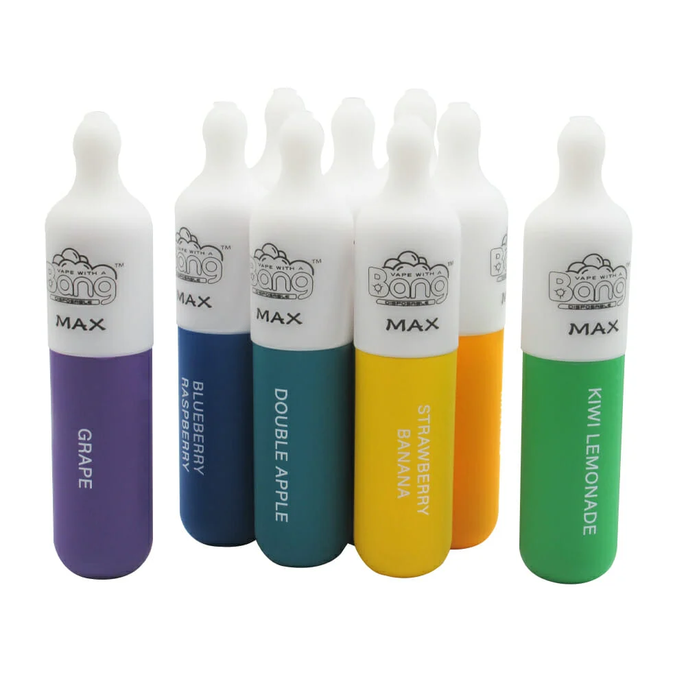 Cigarro electrónico bang recargable versión max de 5000 pufs y 12ml, variedad de sabores / 490312