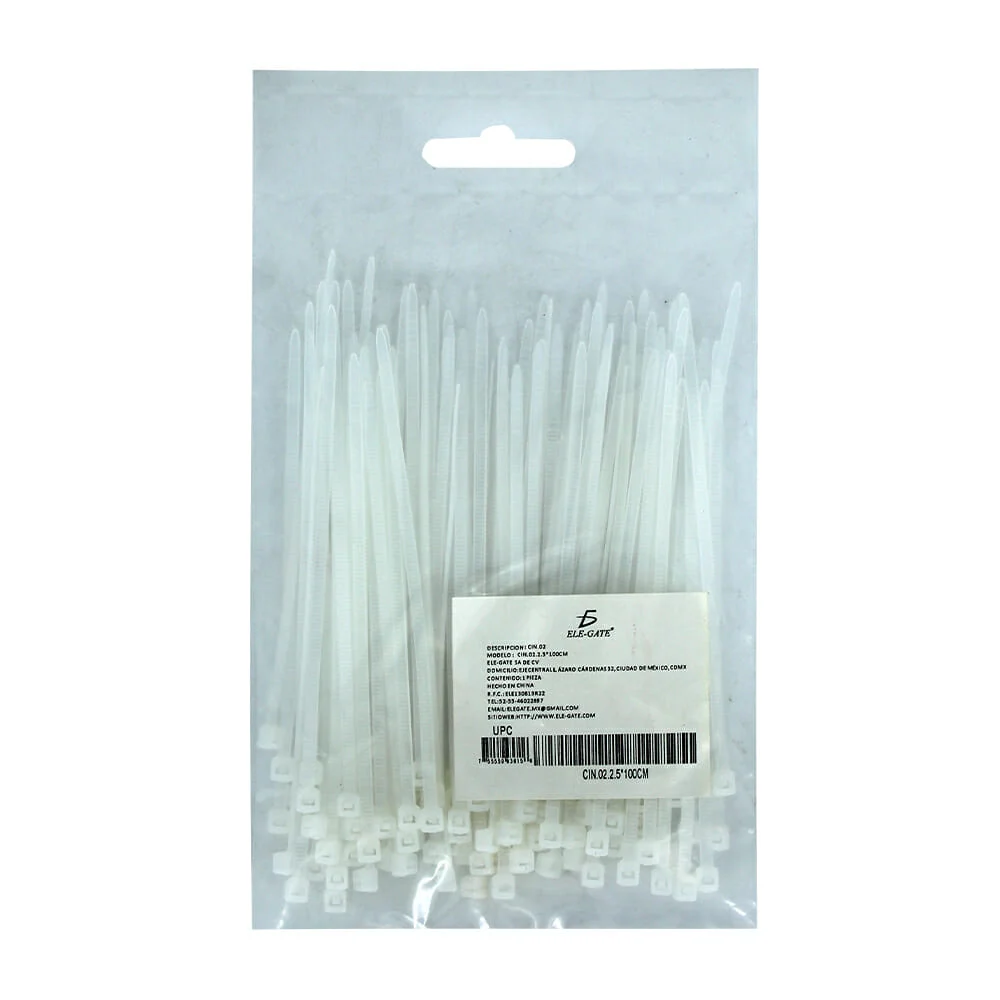 Paquete de cinchos con 100pzs 2.5x100mm ...