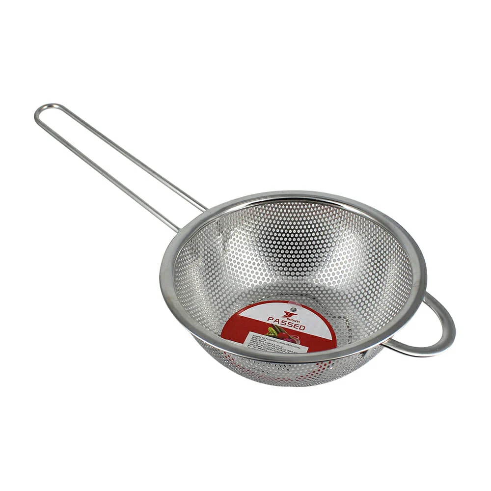 Colador metálico shunyi passed con agarradera 16cm / ck16