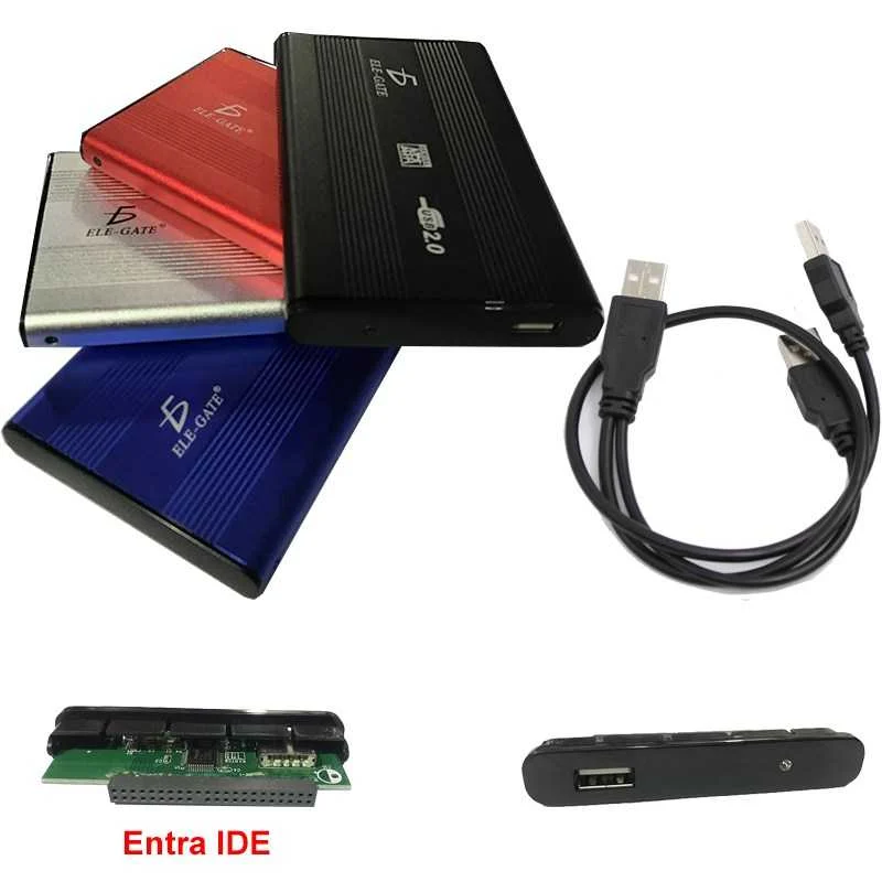 Gabinete case disco duro 2.5 usb 2.0 a i...