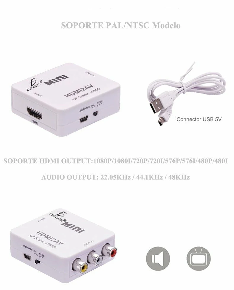 convertidor hdmi a rca contenido