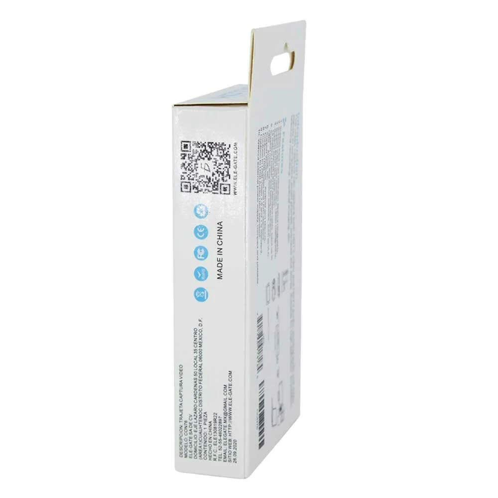 Tarjeta de captura para audio y video con resolución 1080 full hd, de hdmi a usb / con.76