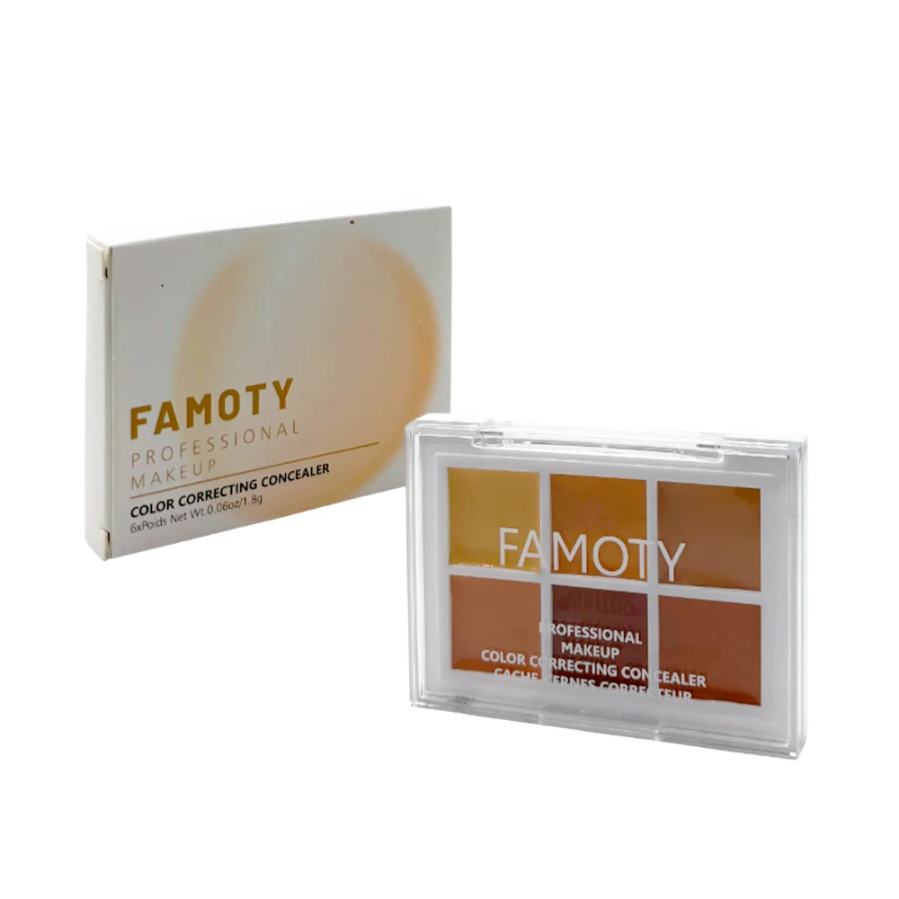 Paleta de 6 correctores en crema famoty,...