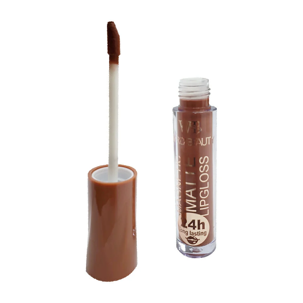 1pza Brillo labial de larga duración en tono matte, variedad de tonos / wardabeauty