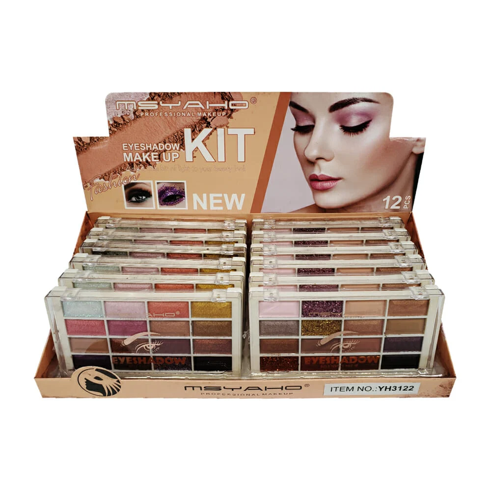 Estuche con 16 sombras para ojos, variedad de colores / msyaho / eyeshadow yh3122 / dz048-f