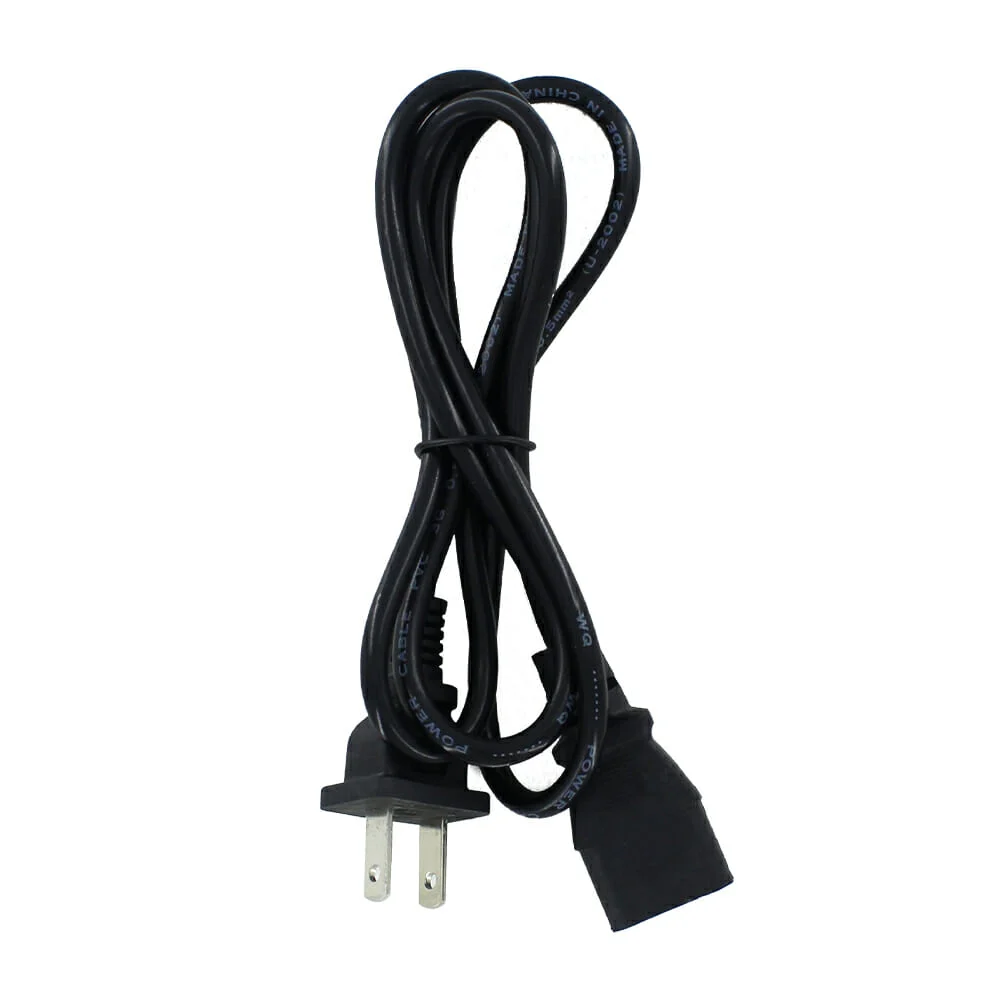 1pza Cable bifásico de 1.2 metros para alimentación de cpu /u-2002 / i-10 / cz45