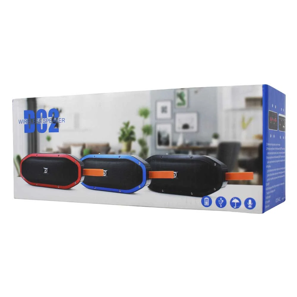 Bocina bluetooth portátil, con puerto usb-sd, variedad de colores