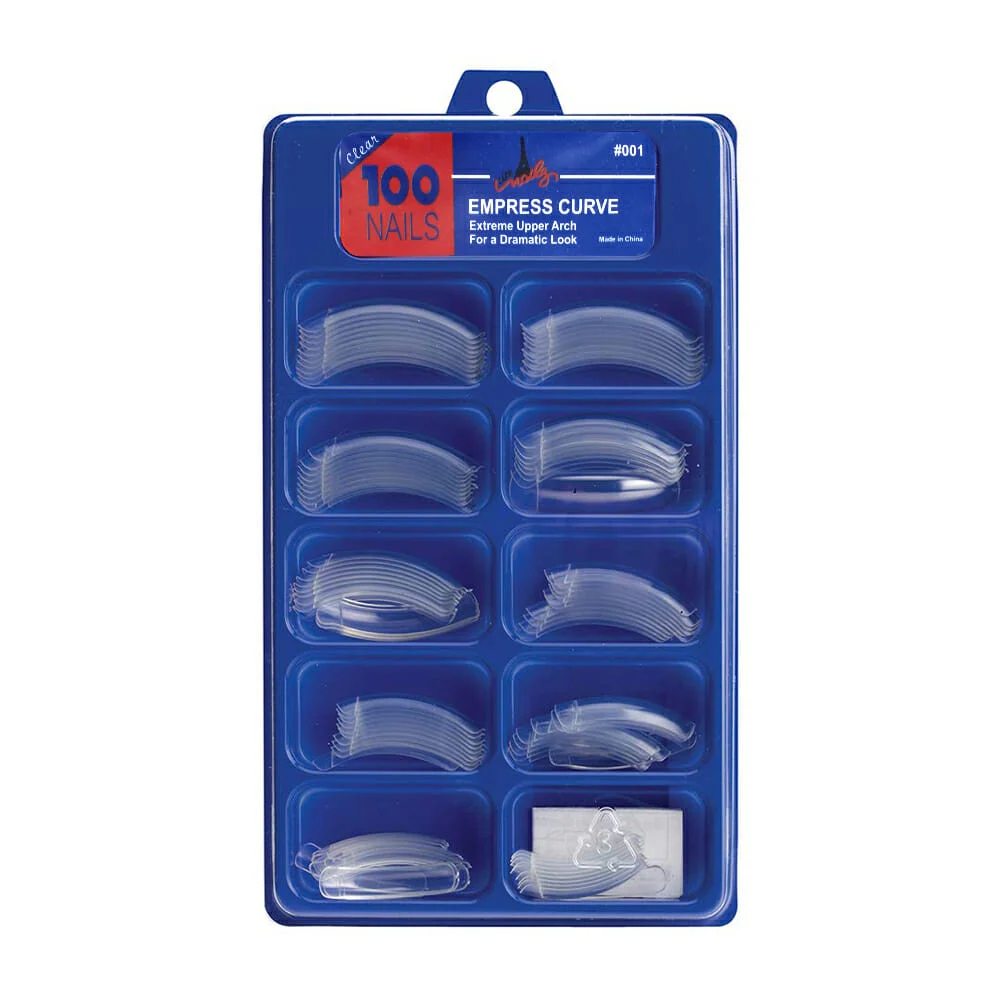 Estuche con 100 uñas postizas de forma ...