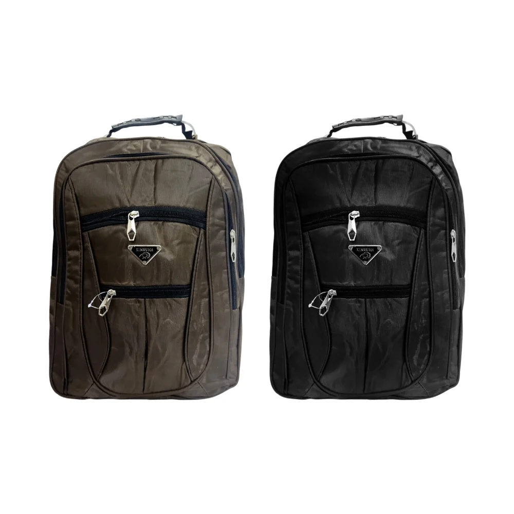 Mochila grande lisa xinruiqi, 5 comparti...