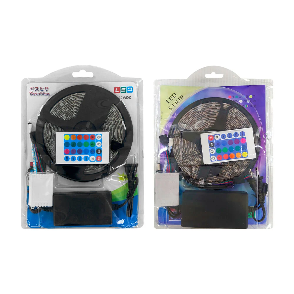 Tira led rgb de 5 metros con eliminador ...