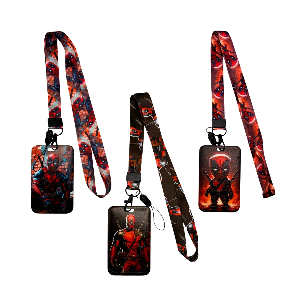 Portagafete con diseño de deadpool, variedad / gafete-dp