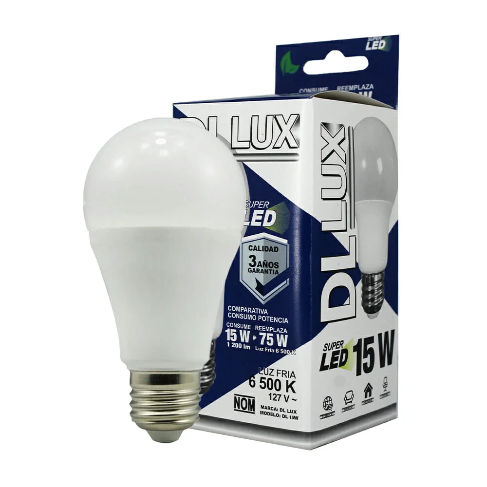 Foco ahorrador con super led de luz fria...