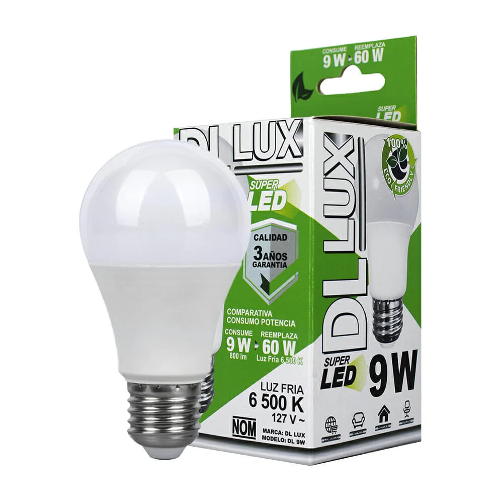 Foco ahorrador con super led de luz fria...