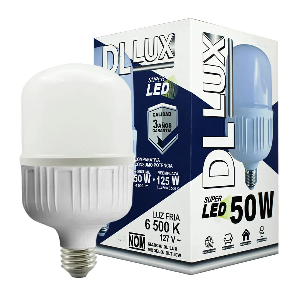 Foco ahorrador super led de luz fría dl...